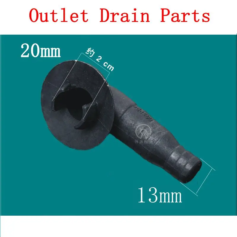 

For TCL Air conditioner outdoor unit condensation water drip drain plastic pipe joint Outlet Drain Parts