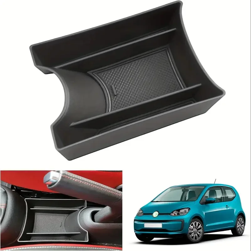 

1PC Center Console Armrest Car Interior Storage Box For VW Up Seat Mii Skoda Citigo 2013 2014 2015 2016 2017 2018 2019 2020 2021