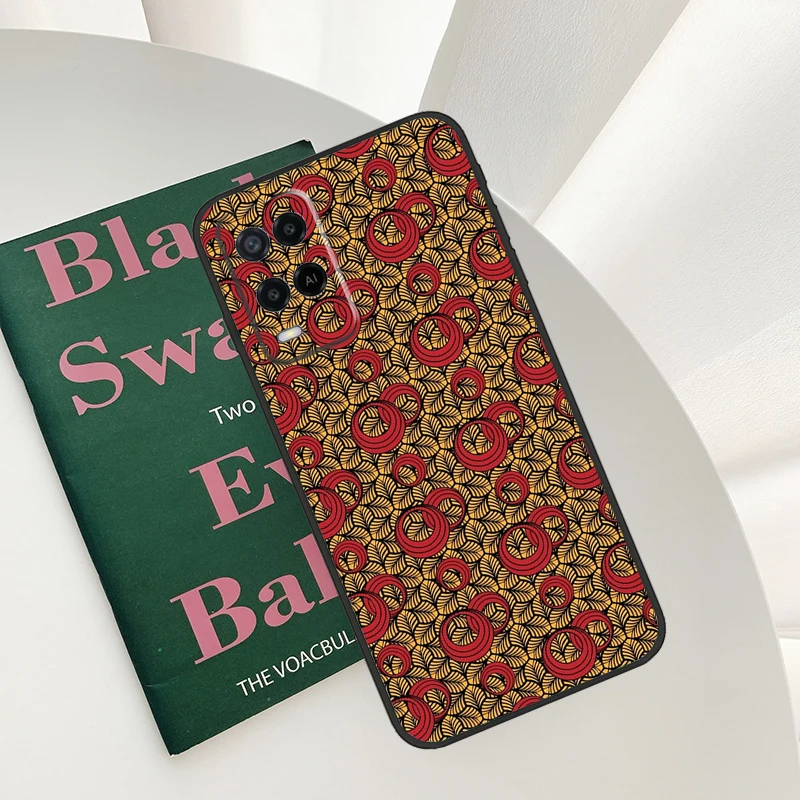 African Print Case For Oppo A16 A76 A96 A58 A78 A98 A5 A9 A91 A52 A72 A74 A94 A54 S A57 A77 A15 A17 Cover