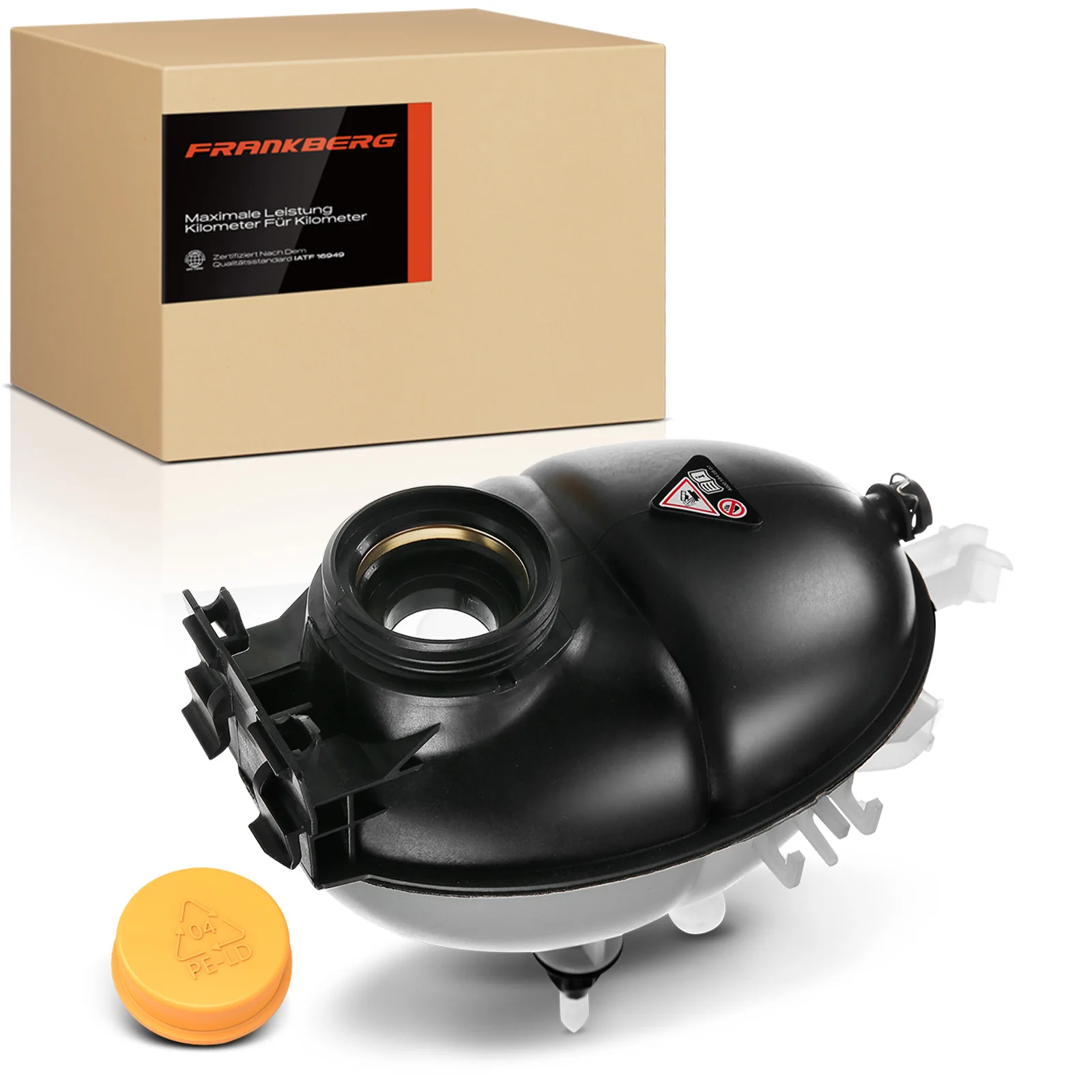 Frankberg 1x Recipiente de compensación Recipiente de refrigerante para Mercedes Benz Clase C W204 X218 Clase E W212 V30-1640 A2045000049