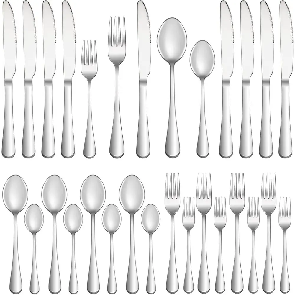 

20 Piece Silverware Set Service for 4,Premium Stainless Steel Flatware Set,Mirror Polished Cutlery Utensil Set,Durable Home Kitc