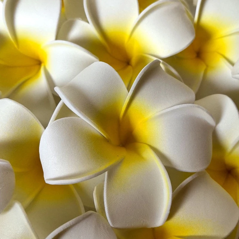 Plumeria Flower Hair Clips for Women Hairpins Side Bangs Clips Flower Barrette Hawaiian Wedding Party Hat Accessories Decoration