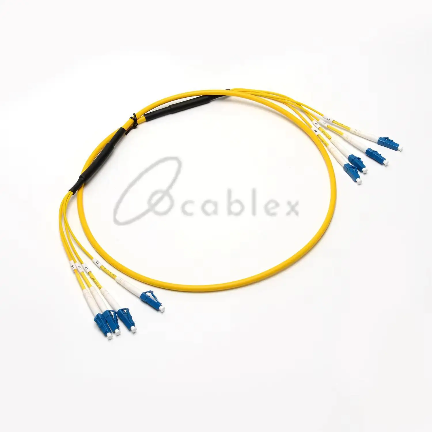 4 النوى SM مدرعة LC UPC-SC UPC 2.0 مللي متر مدرعة بانش ضفيرة التصحيح الحبل البلوز كابل واحد وضع البصرية ل شبكة ضفيرة #4