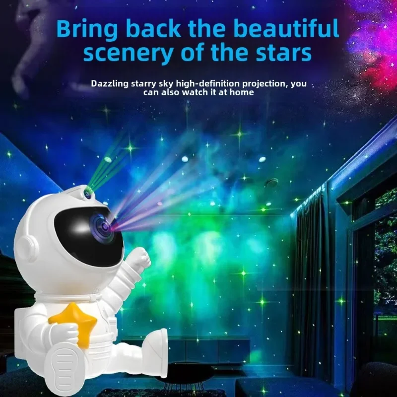 Valentine's Day Gift Projector LED Light Starry Sky Astronaut Porjectors Lamp for Decoration Bedroom Home Decor Children Gifts