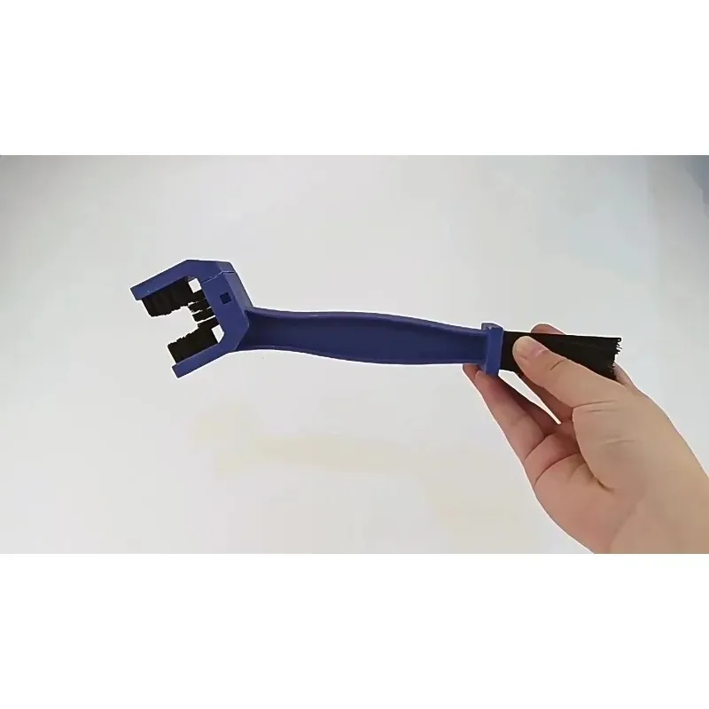 Spazzola per la pulizia della catena della bici da strada del motociclo Pulisci la bicicletta Strumenti per la pulizia della catena del motociclo Strumento di manutenzione Pulitore per catena portatile