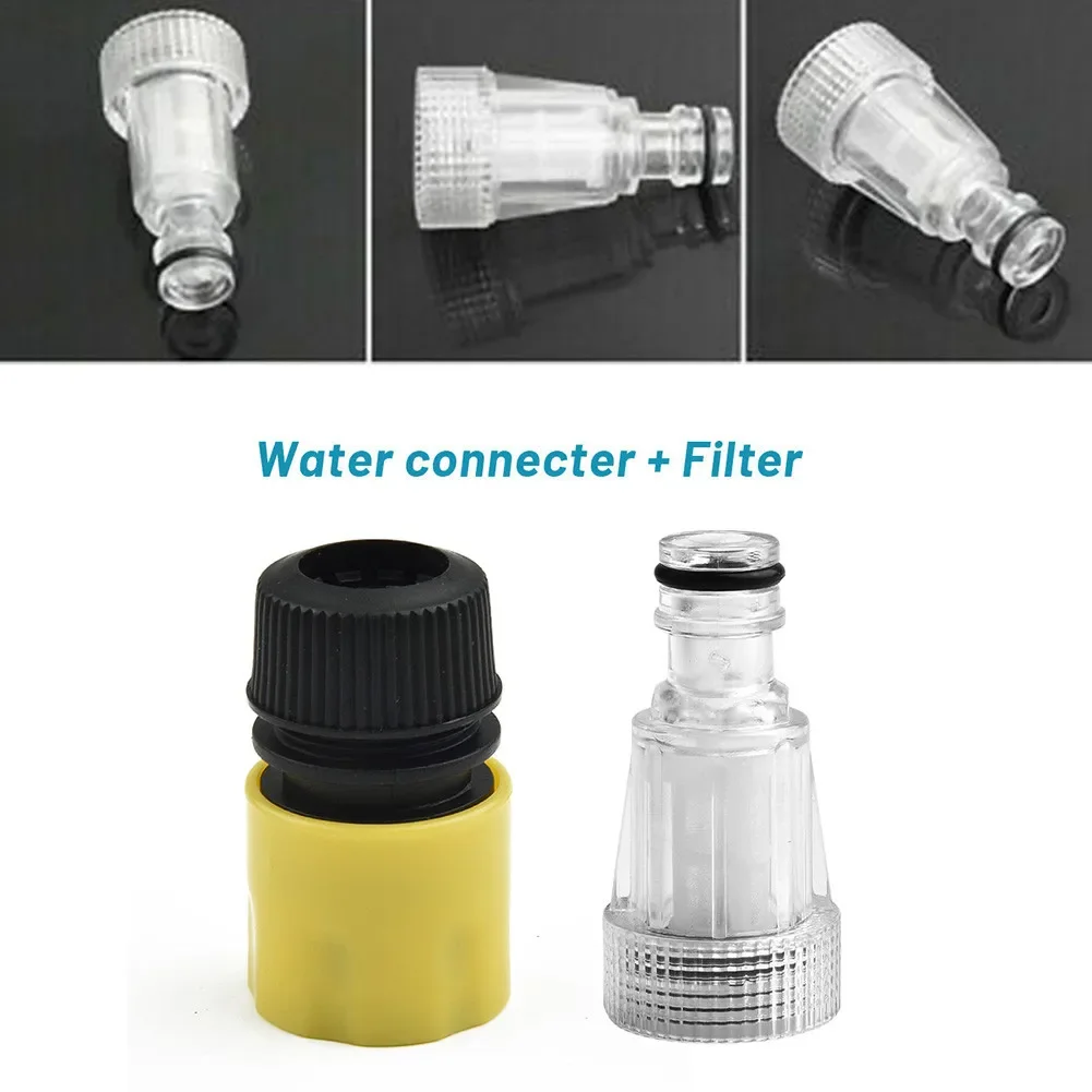 Filter Hose-Tap Water Adaptor Connector Car Washer Adapter Hose Pipe Fitting Adjustable Pressure Washer Garden Tools Accessory