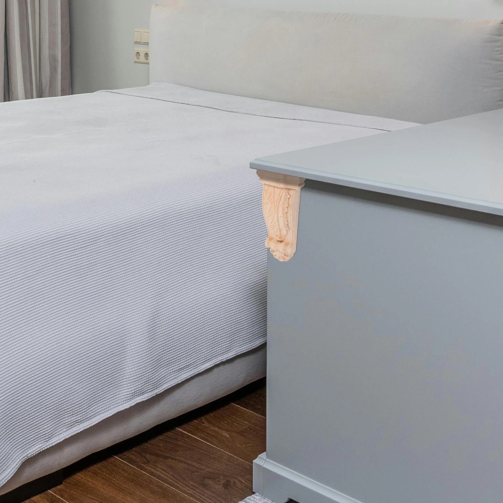 

Wood Carved Corbel European Style Solid Wood Decorative Bracket For Furniture Doorway Wall Shelf Home Decor Rustic