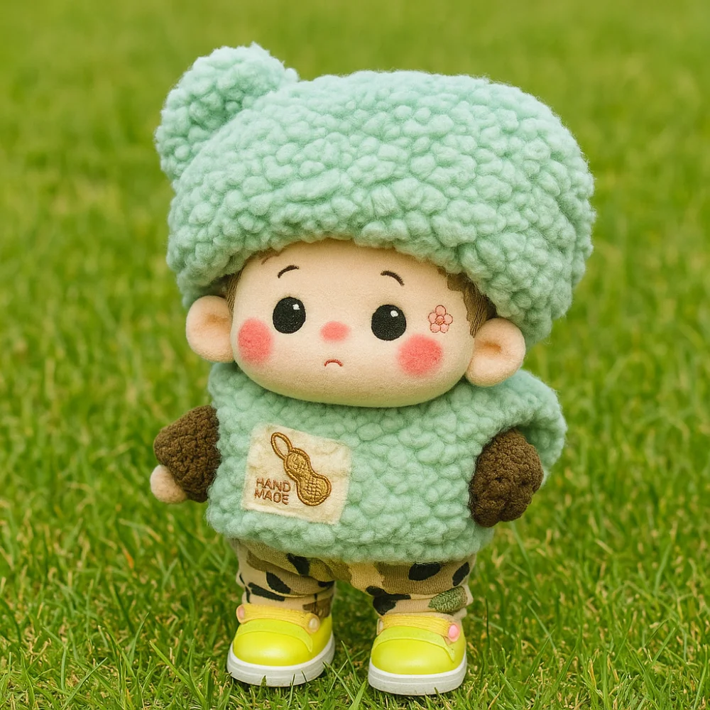 

Одежда для куклы, хлопковая одежда 20 см, комбинезон, зимний наряд для куклы, милая одежда для куклы со звездами, детский подарок