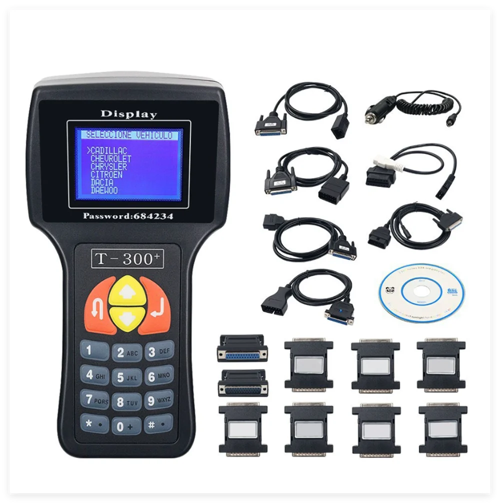 2026 T300 Transponder Key Decoder Auto Key Programmer Car Key Programmer T-CODE
