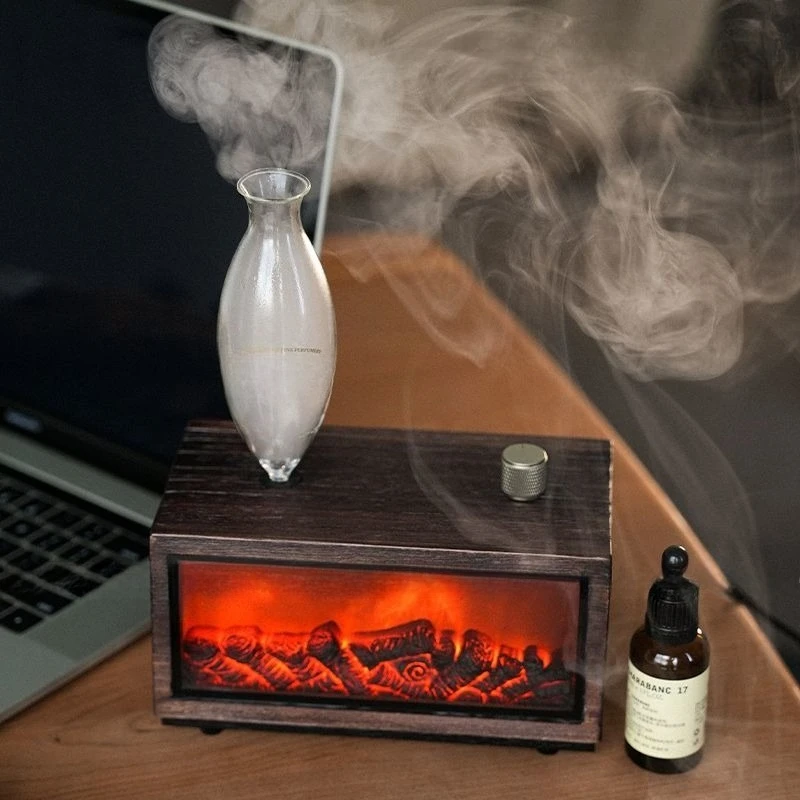Fireplace aromatherapy machine, Christmas gift diffuser, birthday gift, high-end atmosphere souvenir