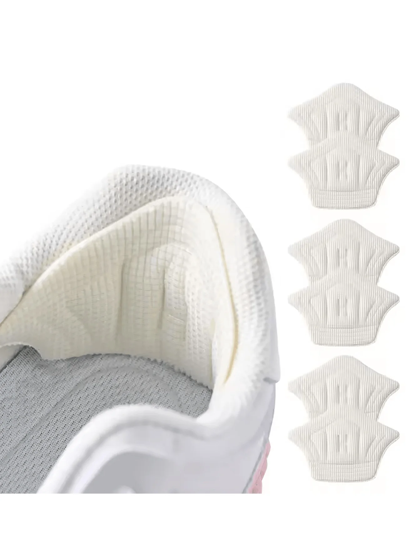 [Anti-Slip and Wear-Resistant] 3/1 Pair of Adjustable Heel Pads, Invisible High Heel Pads to Prevent Heel Slipping, Universal Anti-Wear Heel Pads for Sports Shoes and Boots