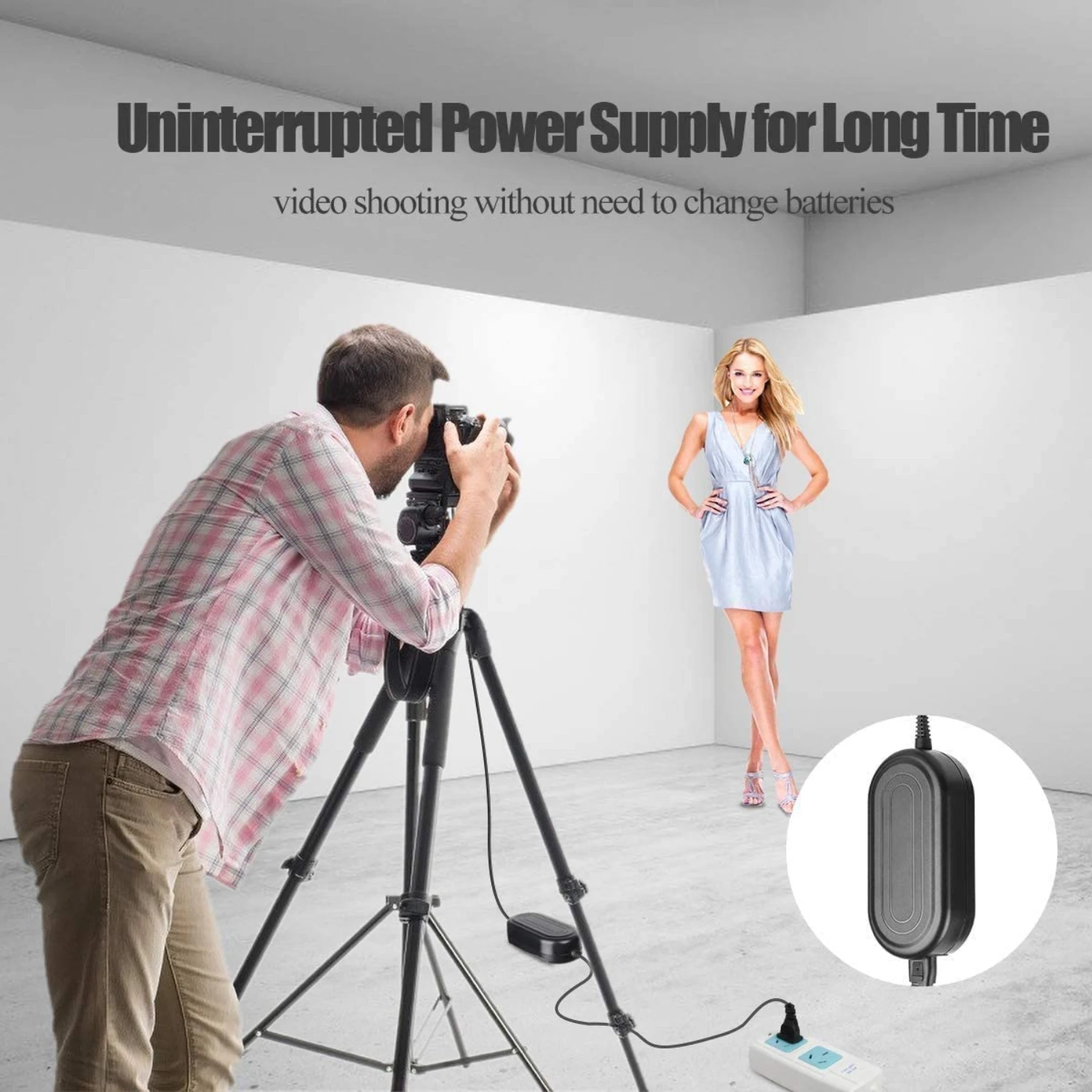 ACK-E6 Wisselstroomadapter DR-E6 DC-koppeling LP-E6 LP-E6N Dummy batterijvoedingsset voor EOS R R5 R6 80D 90D 60D 5D Mark