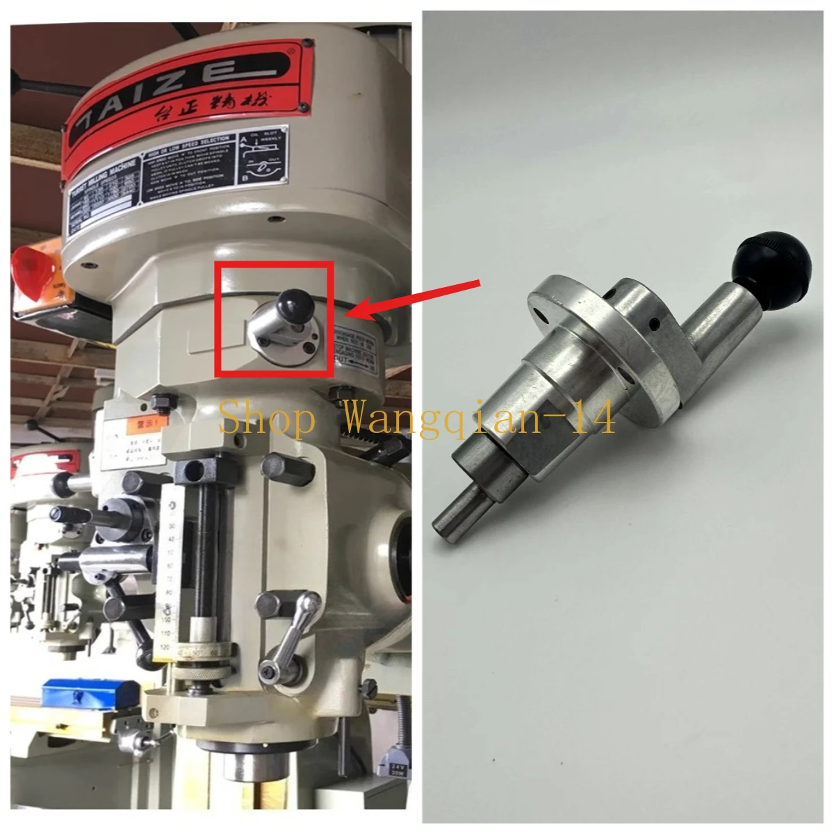 

1 шт. для фрезерного станка Bridgeport, головка переключения передач, ручка B18-24, новый фрезерный инструмент