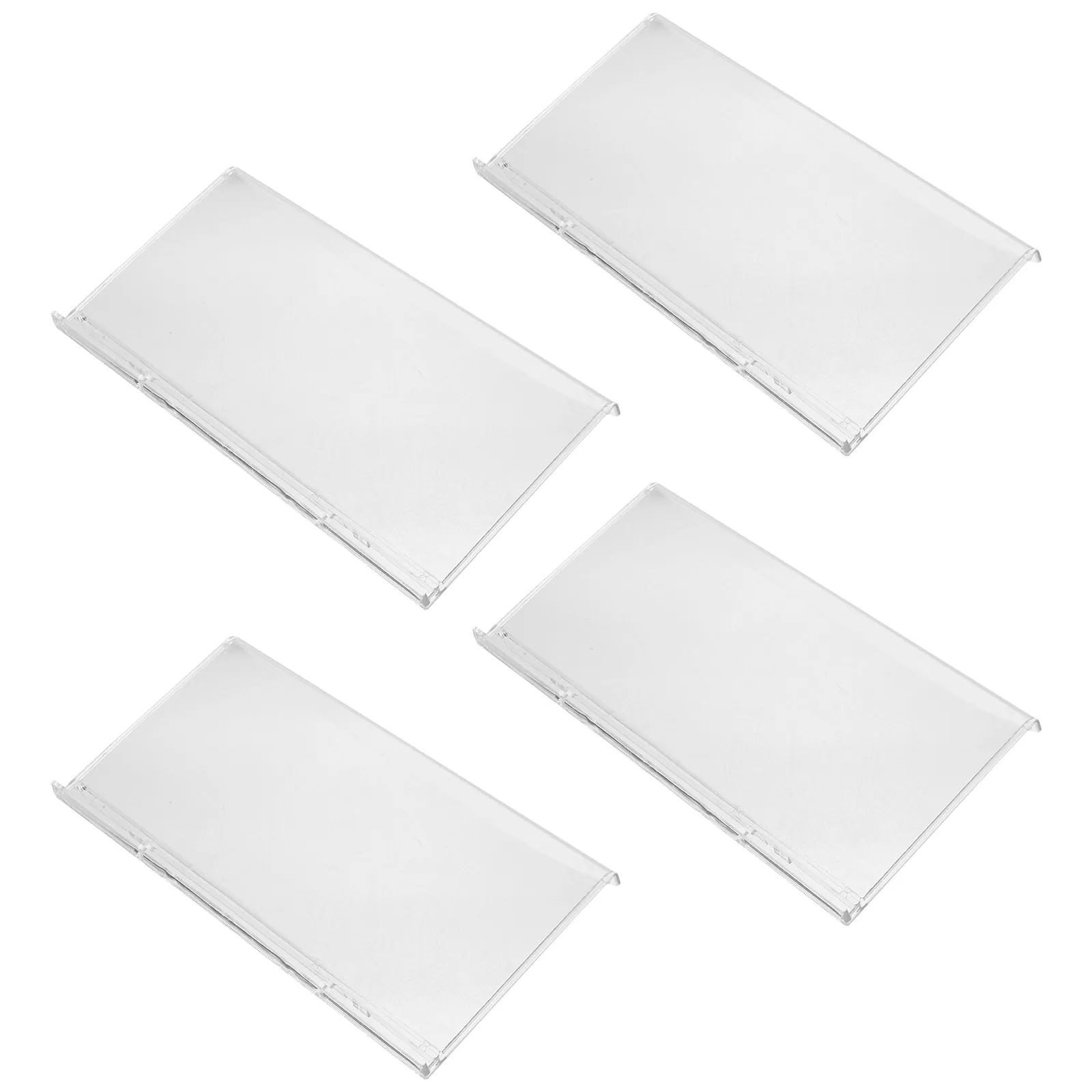 

Wall-Mounted Shoe Rack Grooved Plastic Display Shelf Sneakers Floating Wall Storage Clear Space-Saving Home Store Use