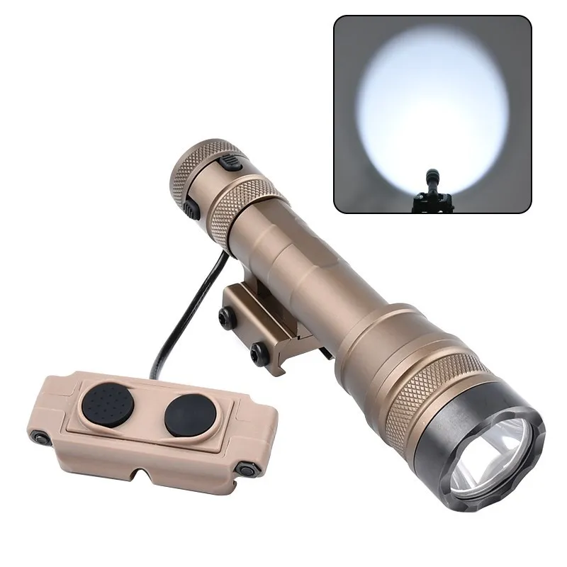 

WADSN Defensiv REIN Micr 1300Lumen M600 M300 Tactical Flashlight Airsoft Weapon Light AR15 Rifle Scout Light For Picatinny Rail