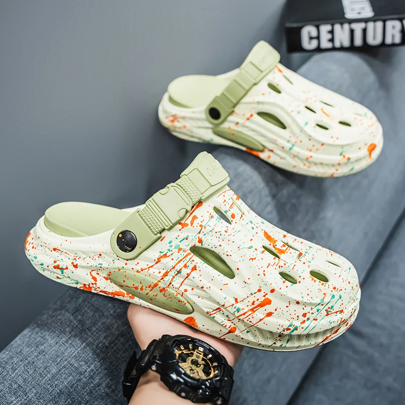 

Men's Summer Outdoor Rafting and Wading Casual Beach Non-Slip Toe-Cap Sandals