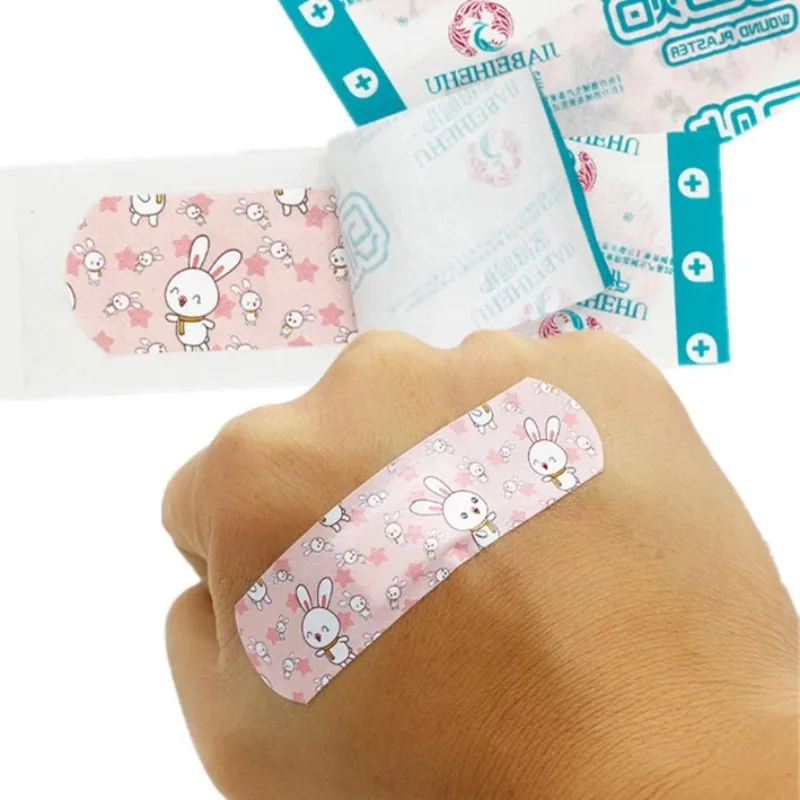 120pcs/set Cartoon Animal Band Aid First Aid Strips Waterproof Wound Plaster Kawaii PE Adhesive Woundplast Patches