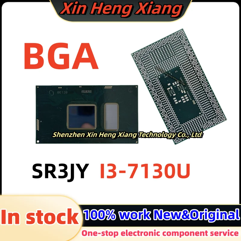 Chipset BGA, SR3JY, £, I3 7130U, 100% novo