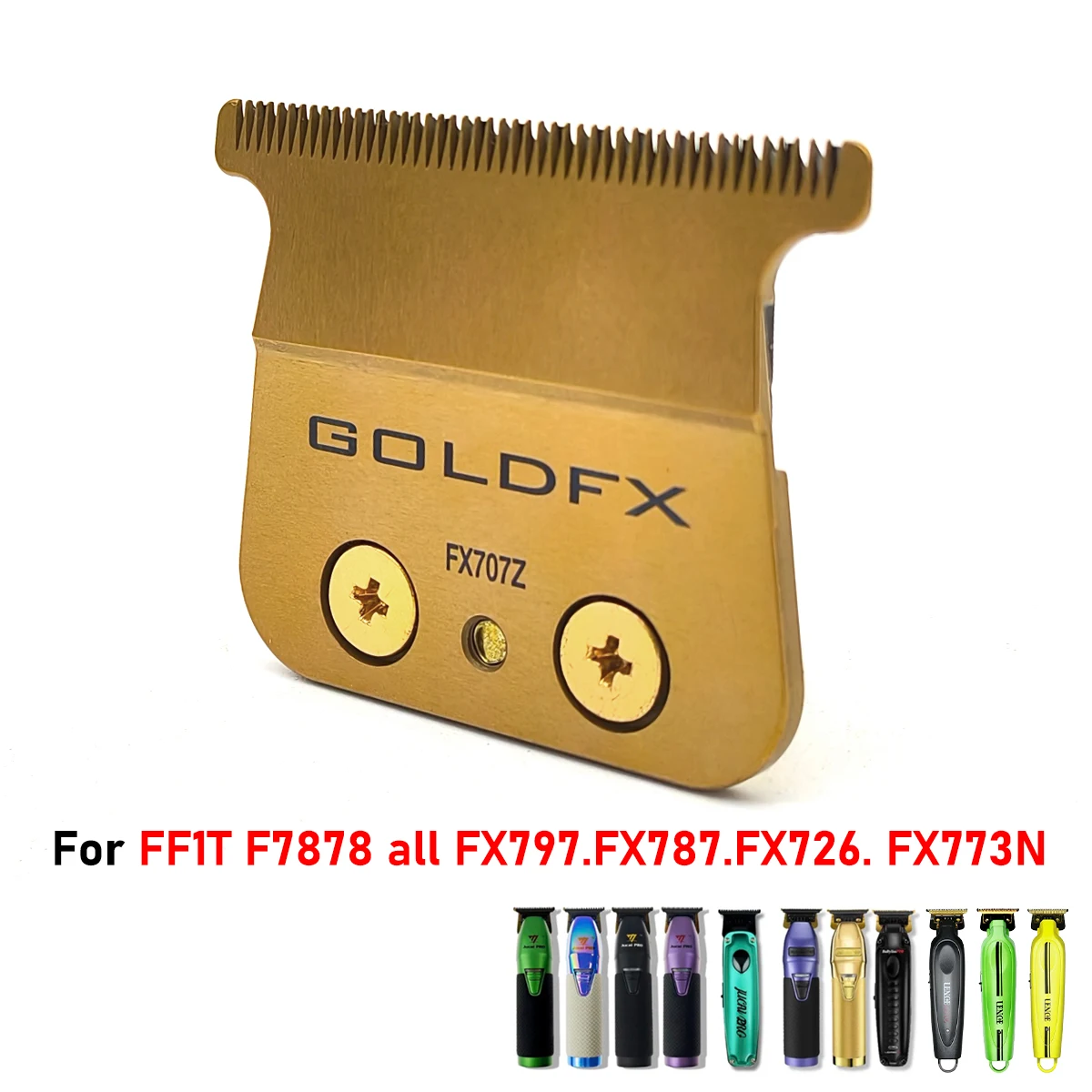 BAB787 &707Z JUCAI PRO F7878 Professional Barber Trim Barbershop Lence Original Replacement Carbon Steel Knife Head DLC Blade