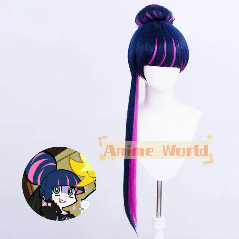 Anim Panty And Stocking With Garterbelt Stocking Casino Version Cosplay Wig  Halloween