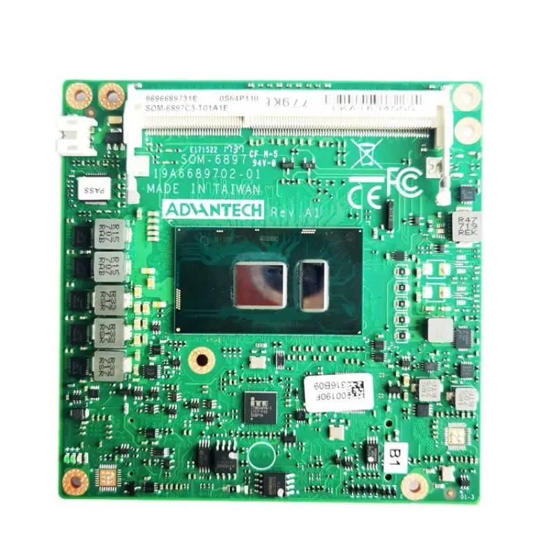 

Подходит для промышленной материнской платы Advantech SOM-6897 Rev.A1 19A6689702-01