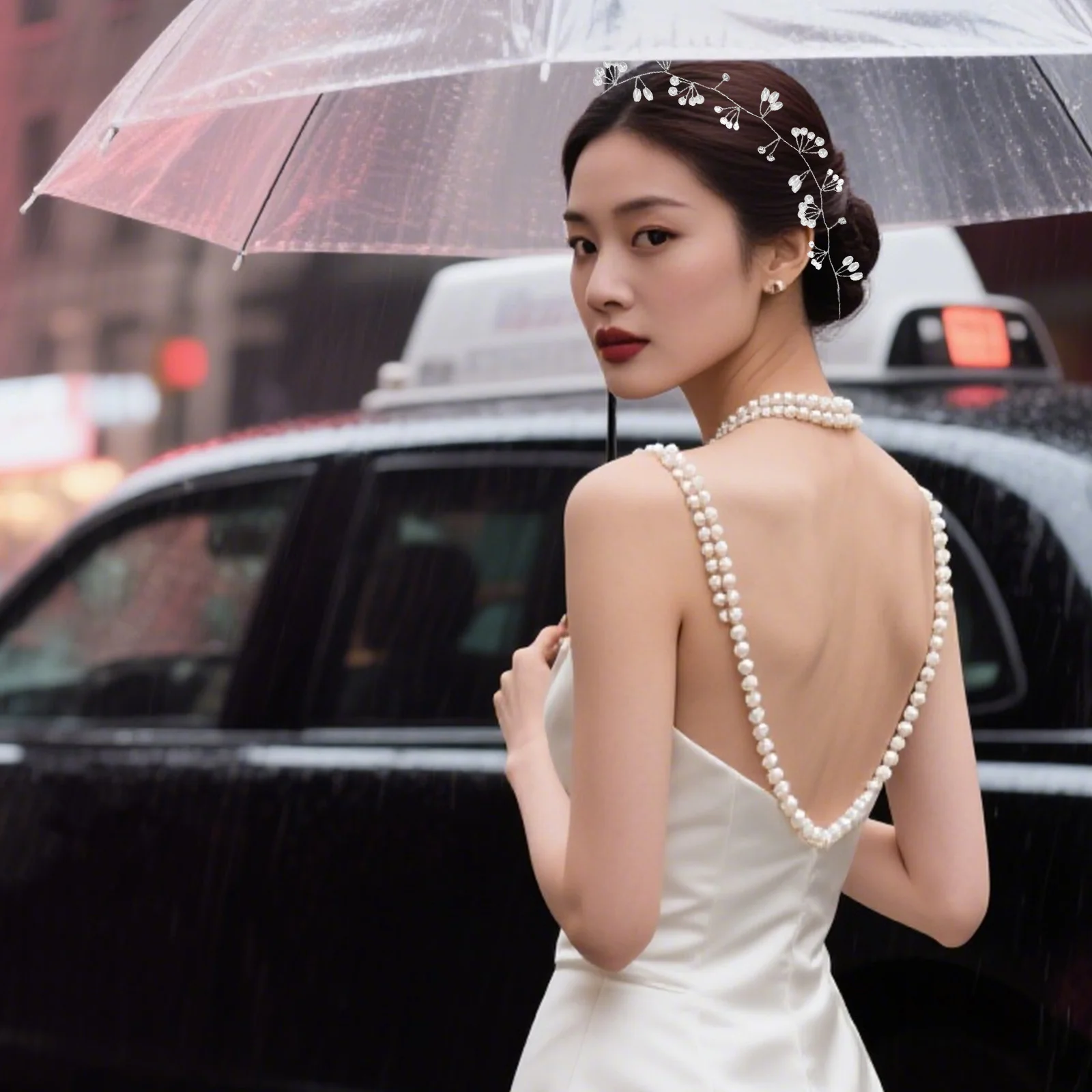 3 قطعة هيرباند اللؤلؤ الزفاف خوذة الزفاف خمر تقليد اللؤلؤ الشعر مجوهرات للنساء اليدوية إكسسوارات الشعر حفلة موسيقية