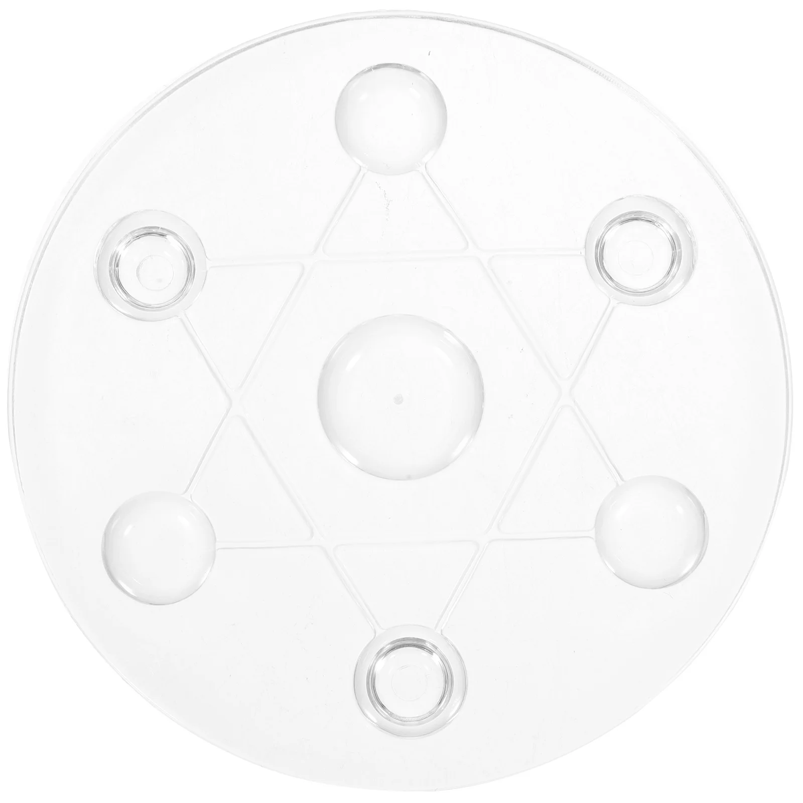 

1pc Disc 10cm Sphere Stand Crystal Ball Holder Acrylic Decorative Base Living Room Study Spheres Display