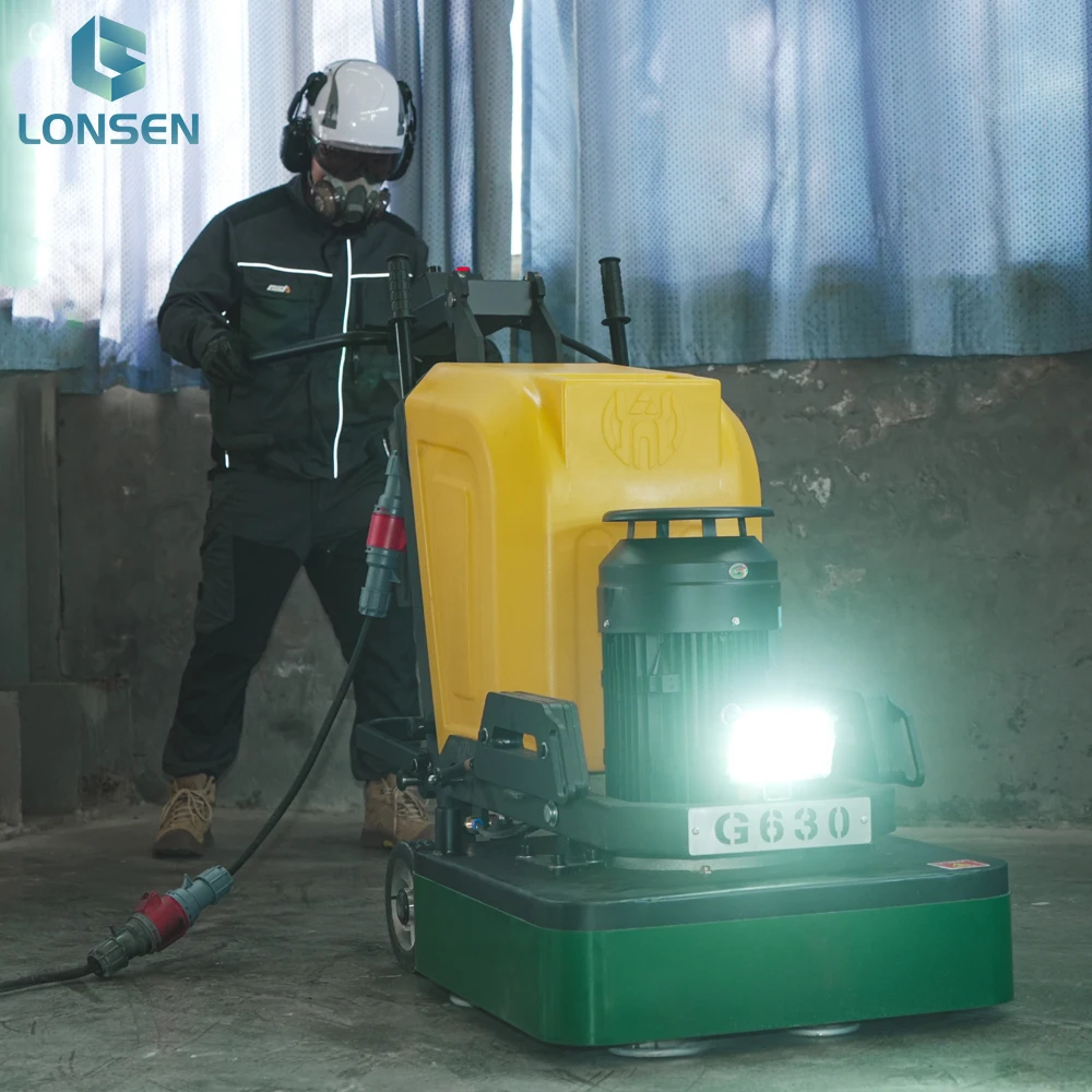 7.5KW 630mm Hand Push Floor Grinder with 9kw Inverter Multifunctional Concrete Grinding Machine