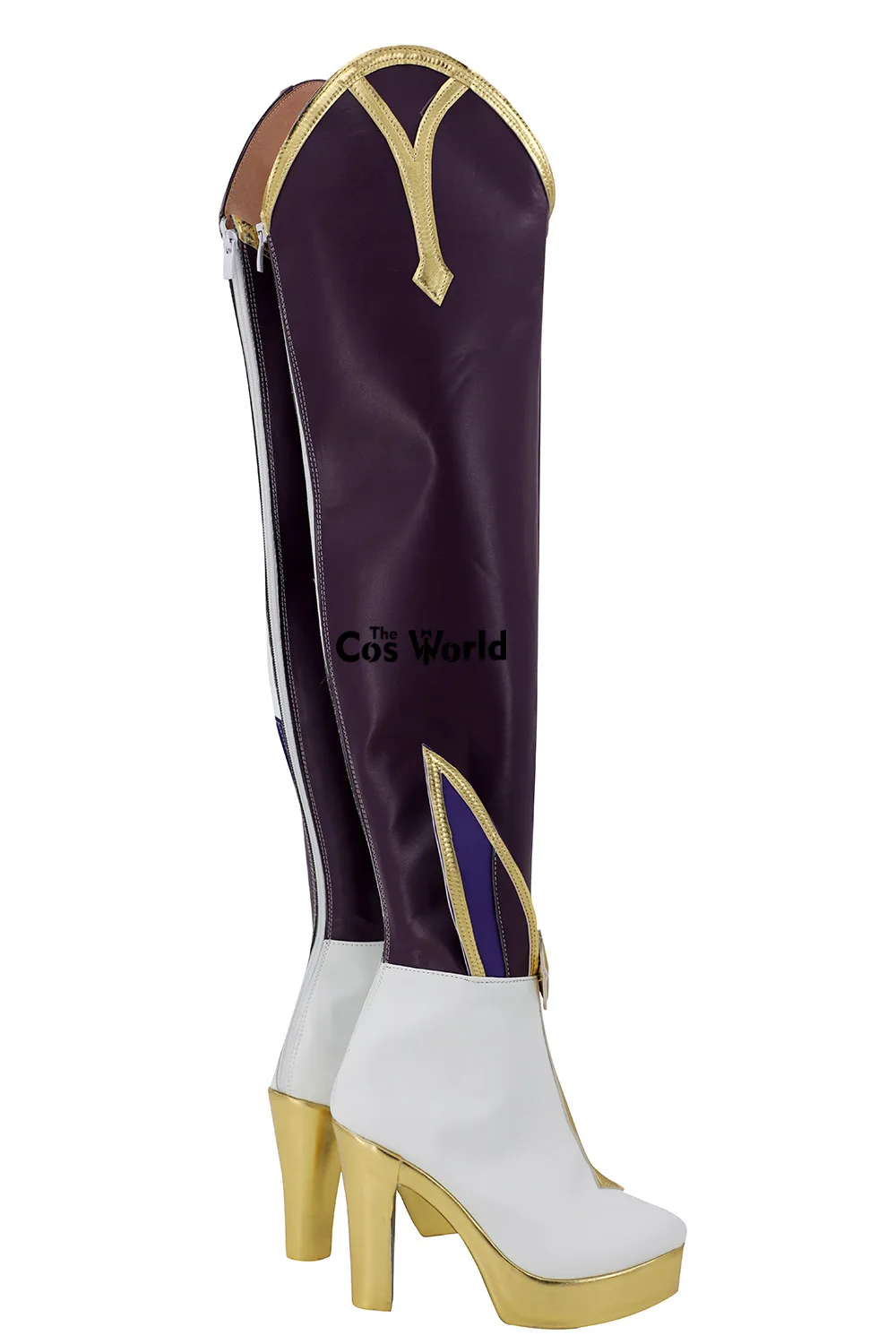 LOL Star Guardian Akali Games Passen Sie Cosplay High Heels Schuhe Stiefel an