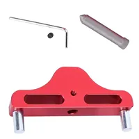 1 Set Aluminum Alloy Center Finder Scriber Center Finder Line Scriber Marking Tool High Accuracy Woodworking Alignment Ruler