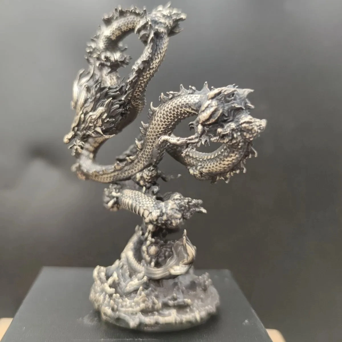 Brass Dragon Casting Statue Animal Metal Figurine Home Decor Desktop Crafts Sculpture Decoration