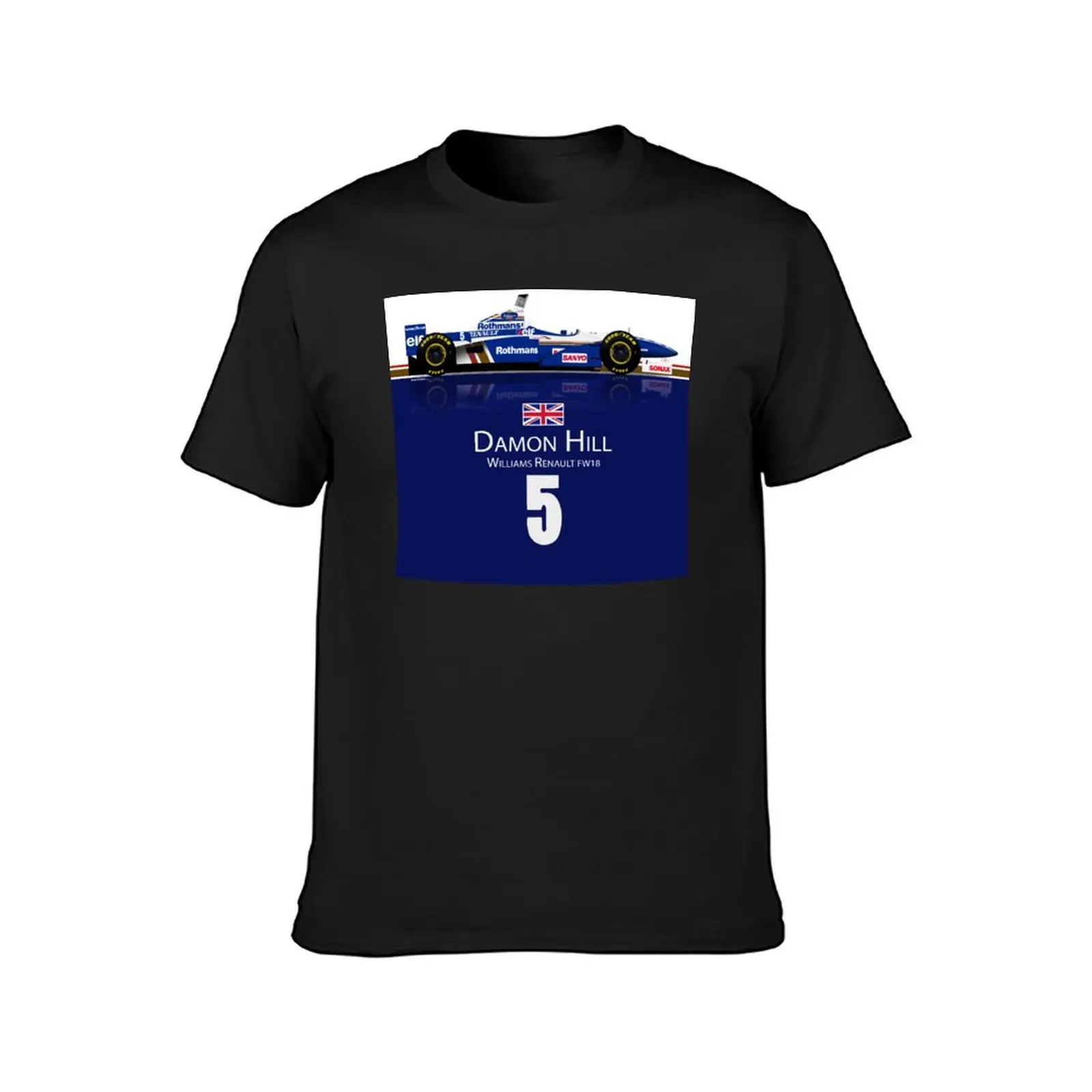 Damon Hill- Williams FW18 T-Shirt tees aesthetic clothes blacks black t shirts for men