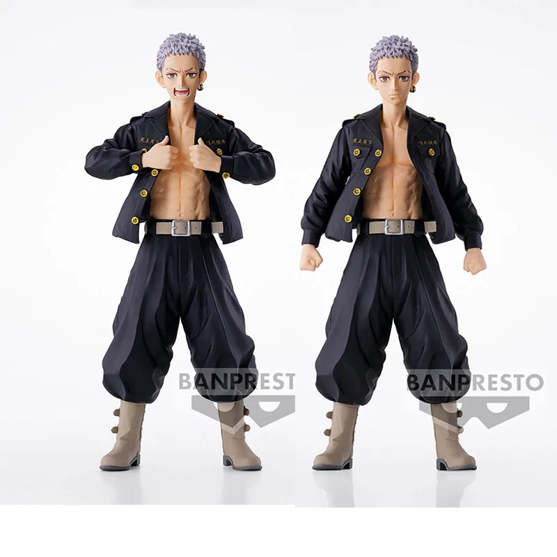 Genuine Original Banpresto Tokyo Revengers Mitsuya Takashi Ver. Pvc Anime Figures Model Collection Christmas Gift for Boys