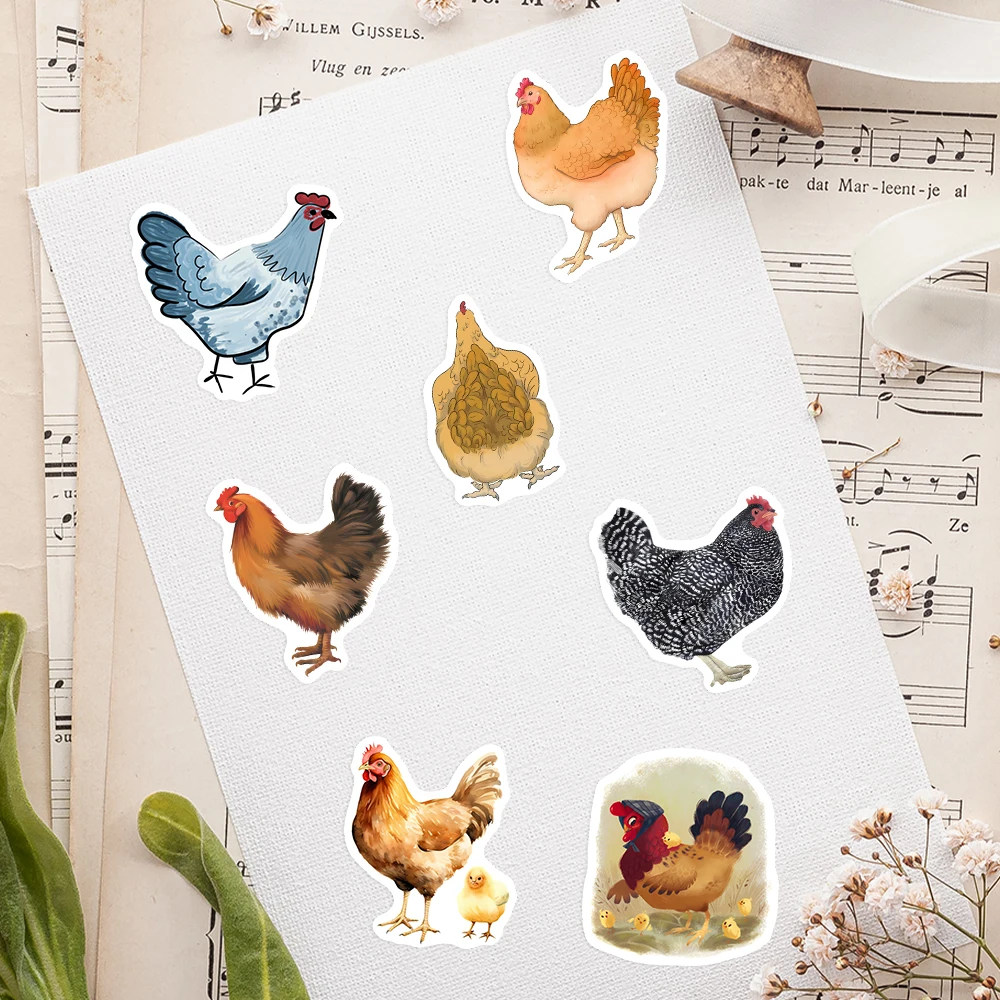 Cute Cartoon Chicken Stickers - Kids Toys Laptop 评论和价格