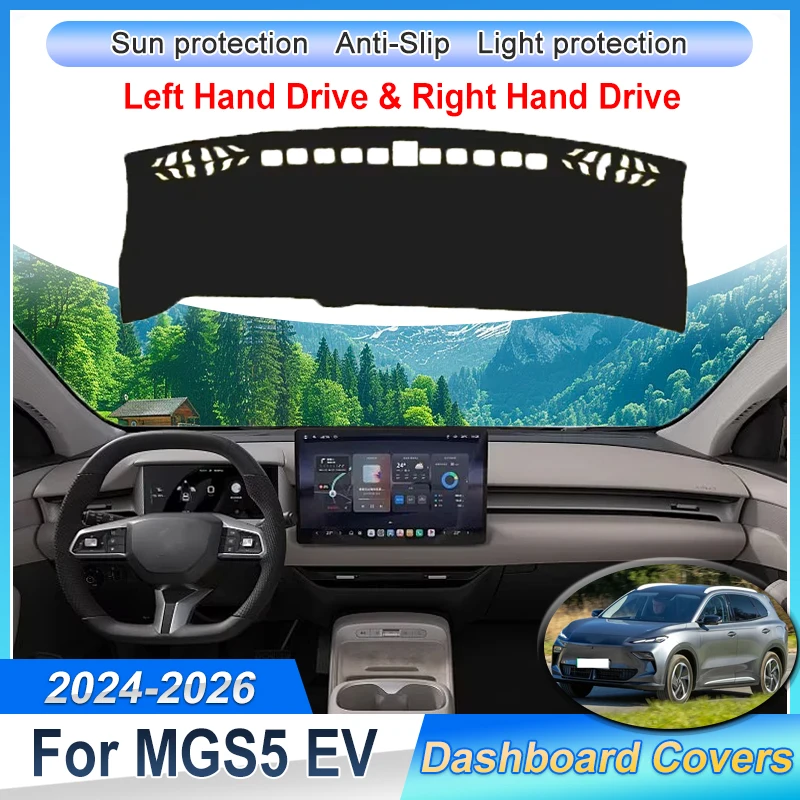 

LHD RHD For MG ES5 MGS5 EV ES34 2024 2025 2026 Accessories Car Dashmat Sunshade Dustproof Dashboard Cover Instrument Panel Mat