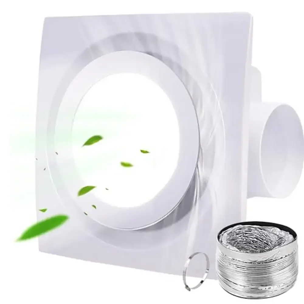 

Тихий вытяжной вентилятор для ванной комнаты, 110 куб. футов в минуту, комбинированный светильник, 30 Вт, светодиодный, 110 В, крепление вентиляционного отверстия, 1,0 сторон, квадратный, EC, белый