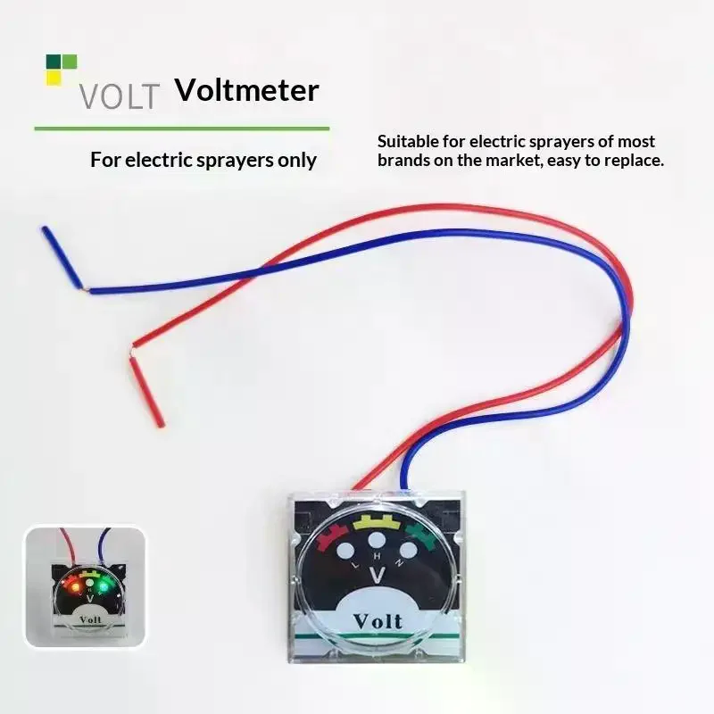 Electric Sprayer Ammeter Charging Test Component With Adjustment Switch For System Diagnostics And Power Monitoring