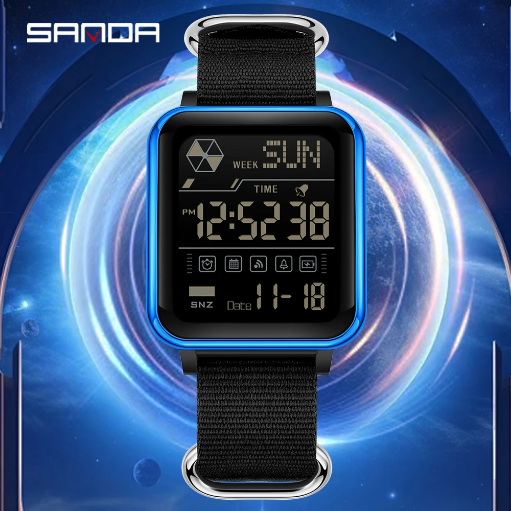 Luxury Watch Shop - SANDA Digital Leisure Men Military Wristwatch