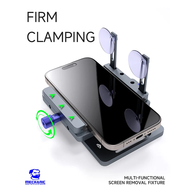 Accesorio de eliminación de pantalla multifuncional MECHANIC CP8 360 °   Herramientas de plantillas de dispositivo de eliminación de pantalla de reparación multiángulo de rotación libre
