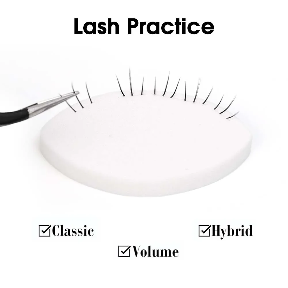 20 stks Beginner Lash Kaart Herbruikbare Grafiek Piekerige Wimpers Oefening Oogvorm Sponzen Lash Extension Praktijk Lash Mapping Make-up Nieuwe