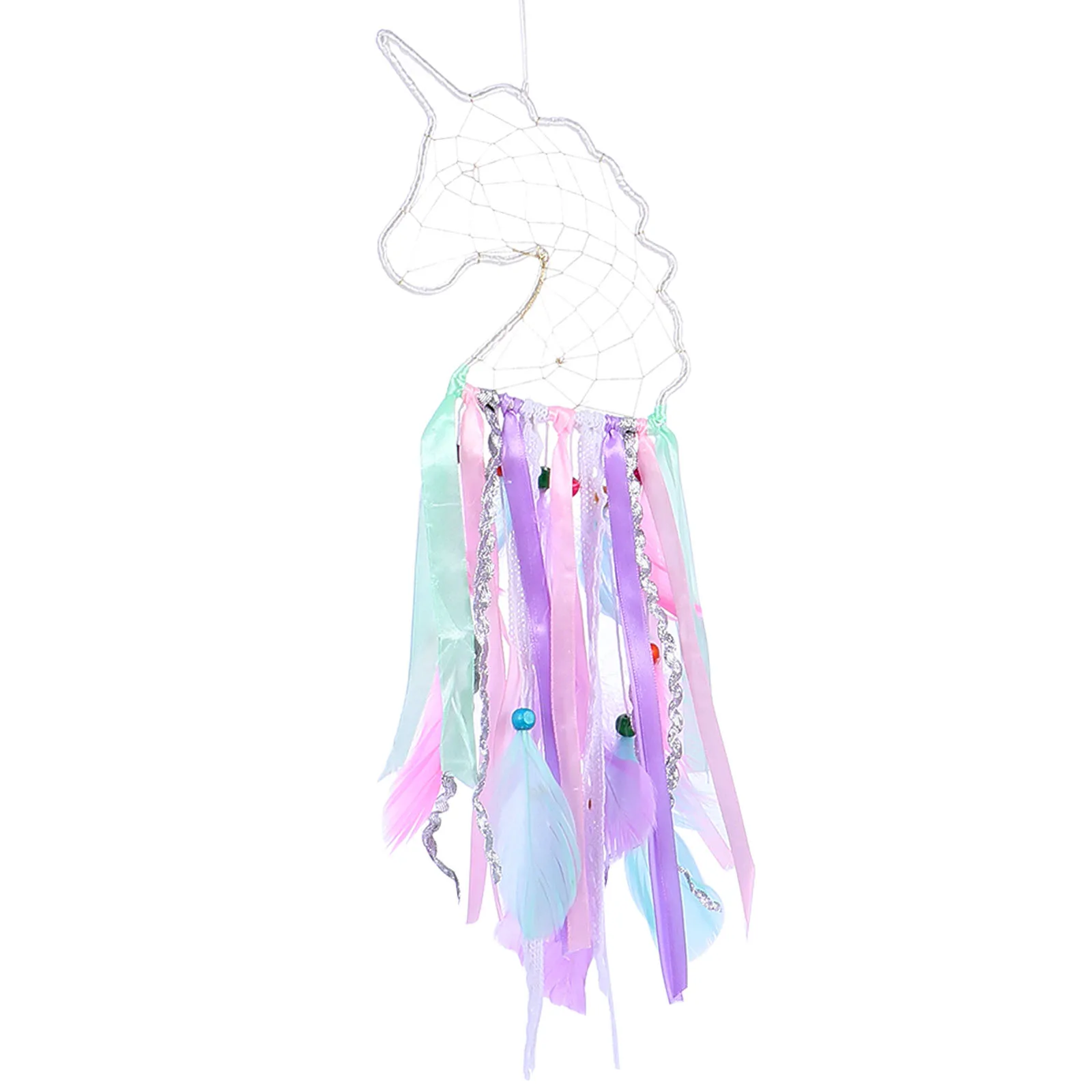 

1Pcs Unicorn Night Light Premium Dreamcatcher Pendant DIY Colorful Hanging Ornament Indoor Wall Decor Lamp for Bedroom Home Gift