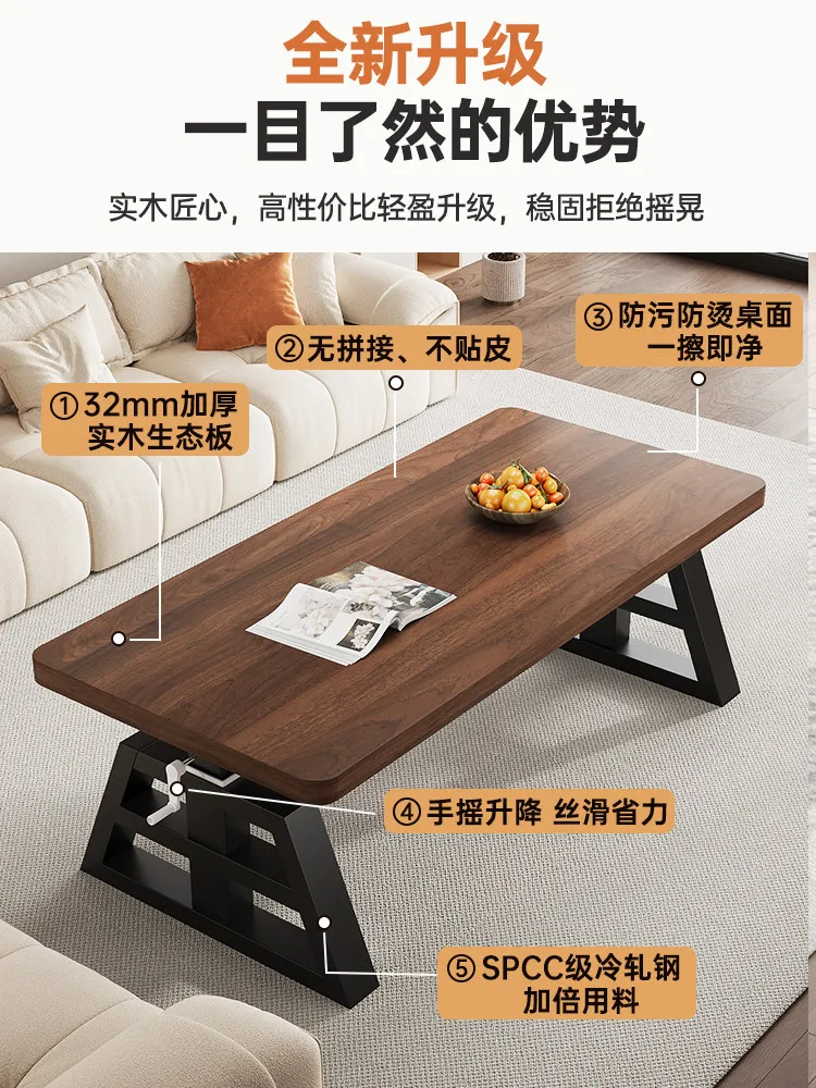 Computer , bedroom, household lifting solid wood desk, student writing and learning rectangular simple office e-sports