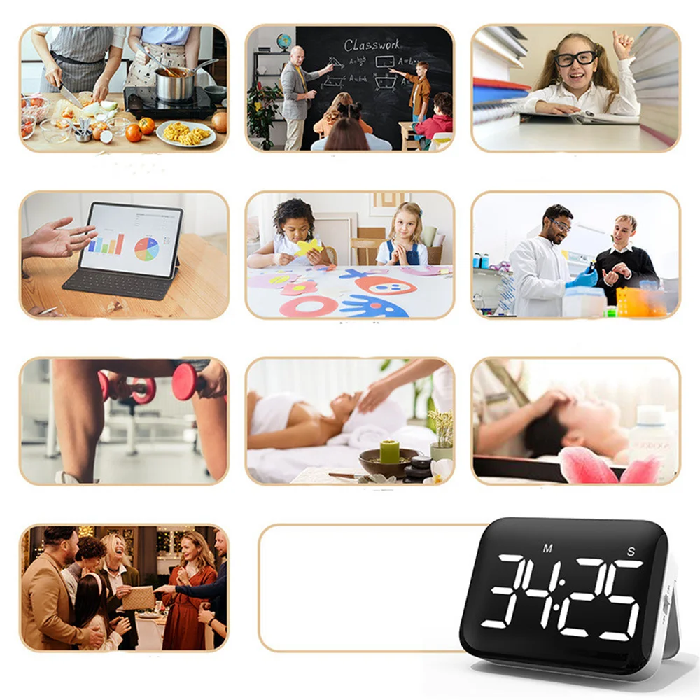 ChuHan Thông Minh Màn Hình LCD Kỹ Thuật Số Bếp Đếm Ngược Đồng Hồ Bấm Giờ Nấu Ăn Nhà Bếp Đồng Hồ Cho Nấu Ăn Đồng Hồ Bấm Giờ Tắm Nghiên Cứu Phản