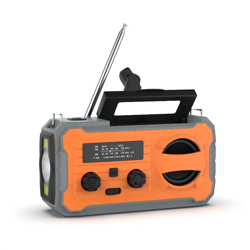 FOR Multifunctional FMAM Solar Hand Charging Mobile Phone Emergency Radio Charging Lighting Disaster Prevention Radio