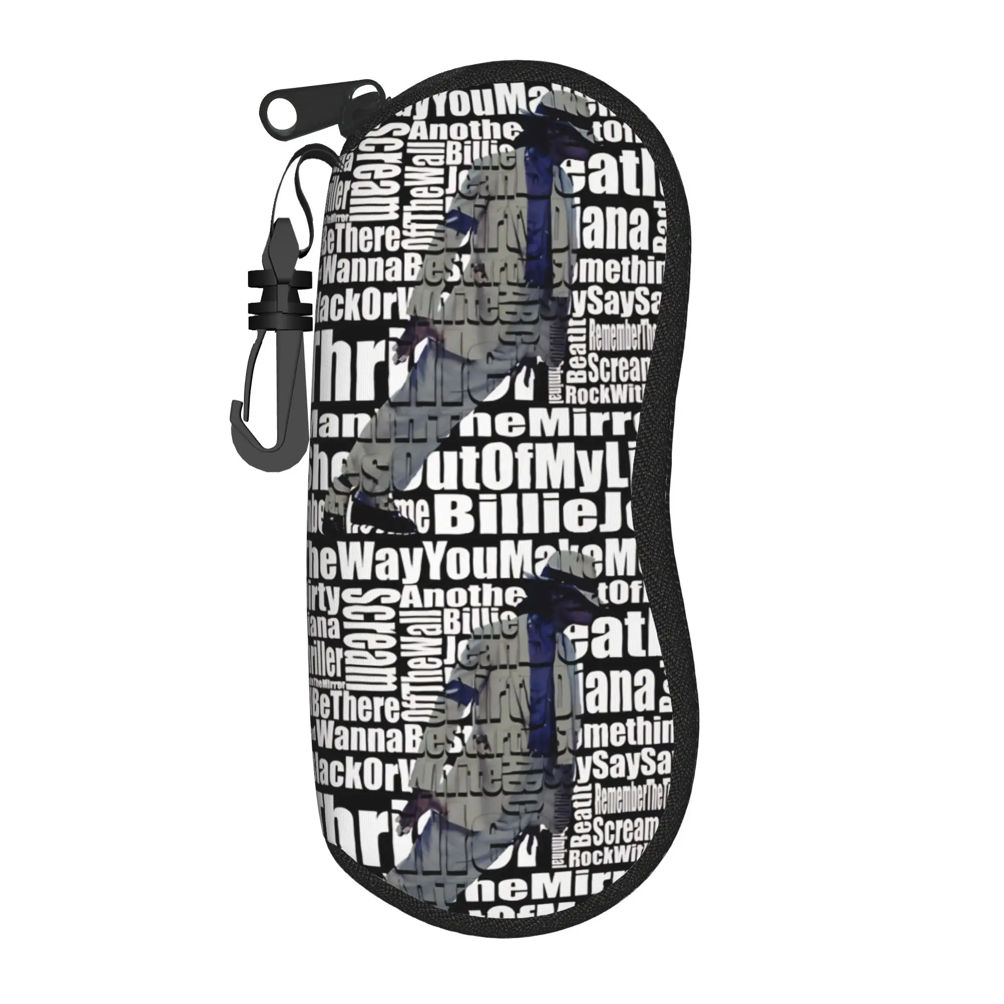 MJ Pop King Glasses Case Men Women Portable Accessories Music Eyewear Protector Ultra Eye Contacts Case