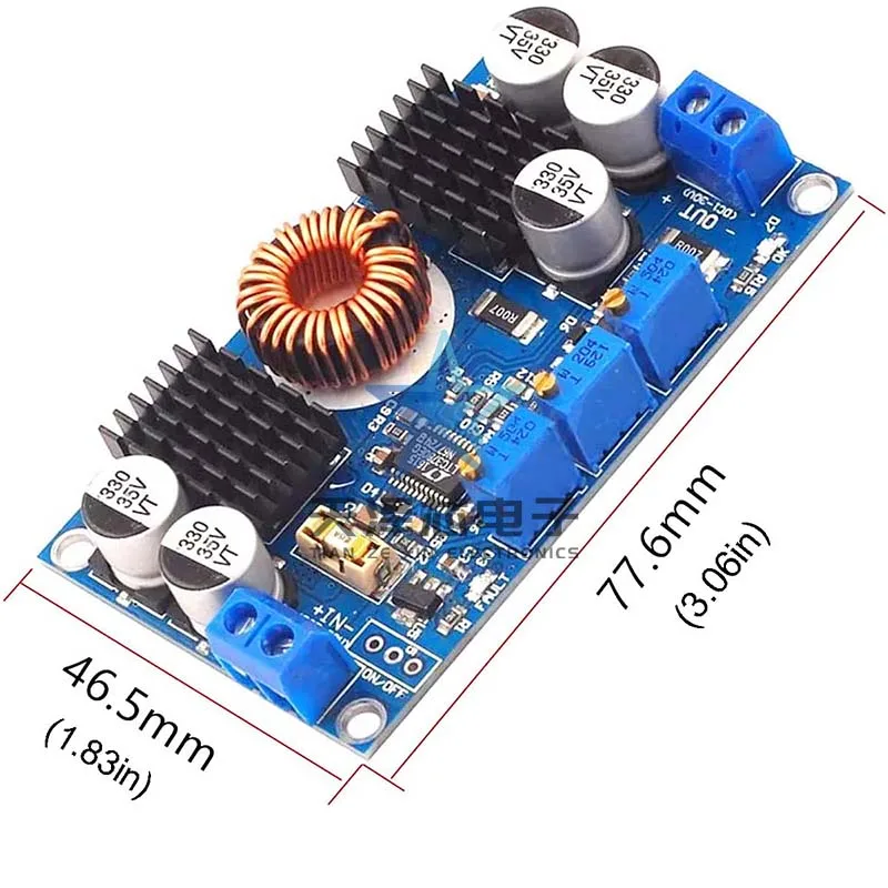 Dcdc Ltc3780 modul daya arus konstan, stabilisasi tegangan tegangan terpasang di mobil tenaga surya Step-Up otomatis dan arus konstan tipe buku Super