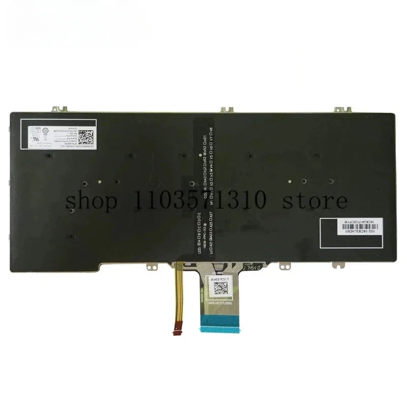 Replacement Notebook US Keyboard for Dell Latitude 5280 5289 7280 7290 7380 7389 7390 Laptop No Frame (Backlight) zm