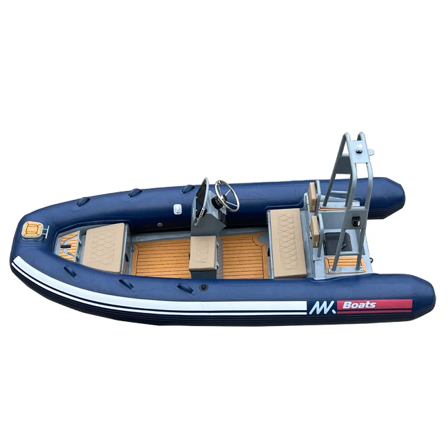 High Speed 13ft RIB 390 Hypalon/Pvc Rigid Aluminum Rib Inflatable Rowing Boats