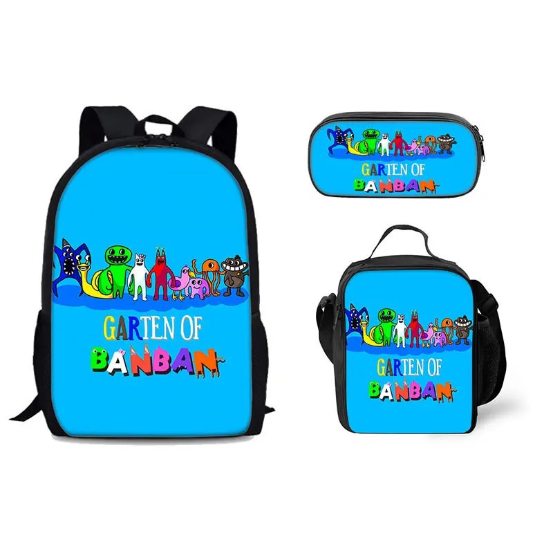 

Garten Of Banban Cartoon Print Children Backpack For Kid School Bag