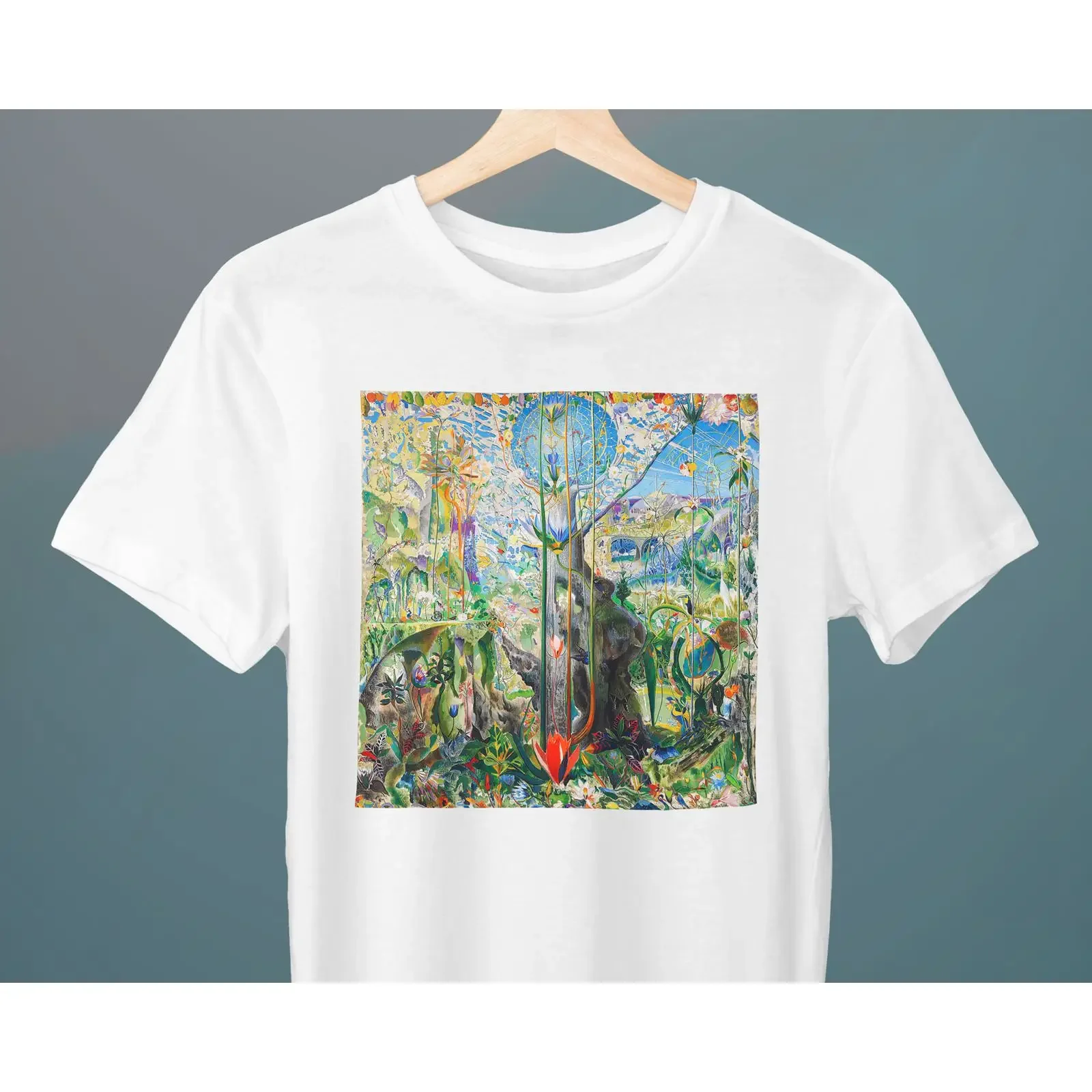 Joseph Stella Tree of My Life Art T Shirt Precisionism Landscape Lover for Him Her vintage Washed Stretched Unisex Stylish